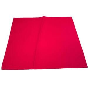 Red Linen Napkins 17 X17‎ Restaurant Quality 12 Ct. Pre owned